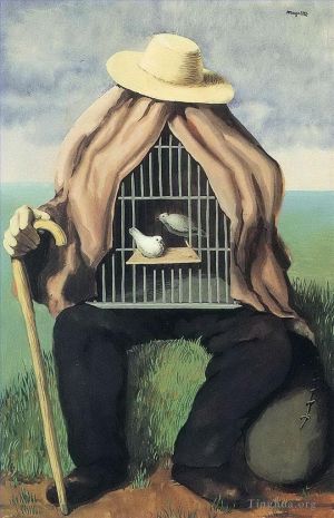 雷内·马格利特的当代艺术作品《治疗师》