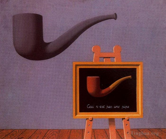 雷内·马格利特 当代各类绘画作品 -  《两个谜团,1966》