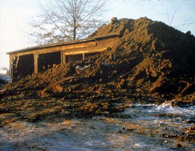 罗伯特·史密森 当代装置艺术作品 -  《部分被掩埋的柴棚,1970》