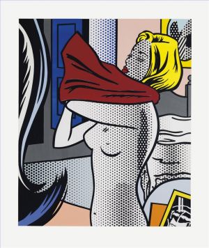 罗伊·利希滕斯坦的当代艺术作品《红衬衫裸体拼贴画》
