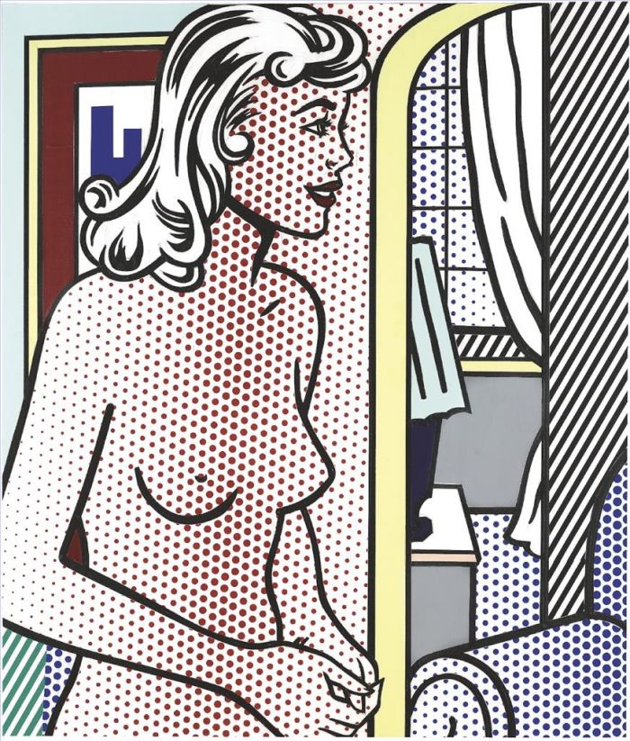 罗伊·利希滕斯坦 当代各类绘画作品 -  《公寓里的裸体》