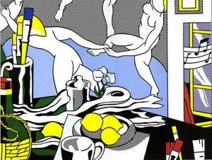 罗伊·利希滕斯坦的当代艺术作品《艺术家工作室舞蹈1974》