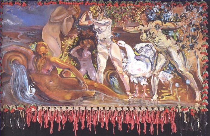 萨尔瓦多·达利 当代油画作品 -  《春天的寓言》