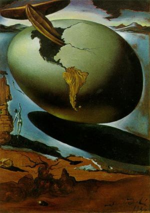 萨尔瓦多·达利的当代艺术作品《美国圣诞节的寓言》