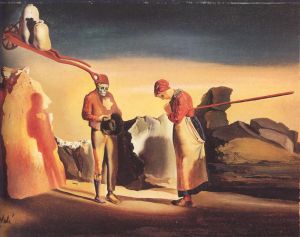 萨尔瓦多·达利的当代艺术作品《暮光之城的返祖现象》