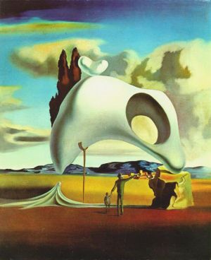 萨尔瓦多·达利的当代艺术作品《雨后的返祖遗迹》