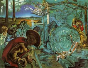 萨尔瓦多·达利的当代艺术作品《新世界的诞生》