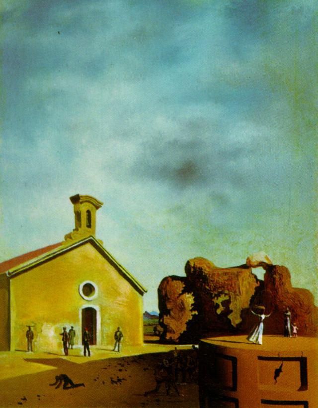 萨尔瓦多·达利 当代油画作品 -  《浪子头上的面包》