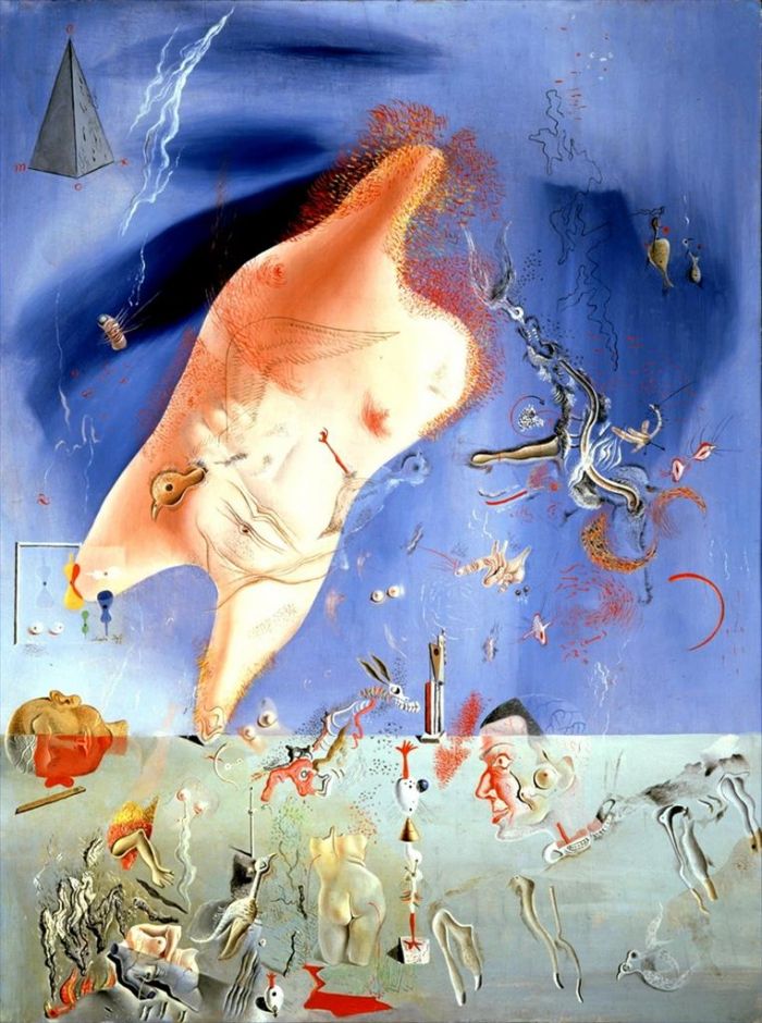 萨尔瓦多·达利 当代油画作品 -  《小灰烬》