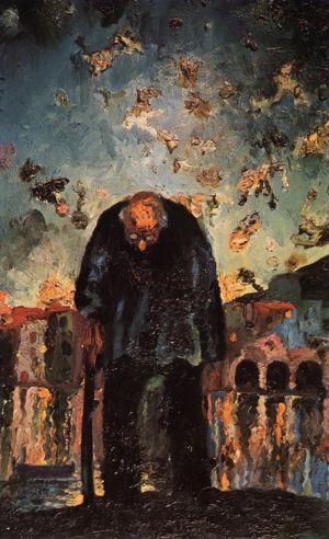 萨尔瓦多·达利的当代艺术作品《黄昏老人》
