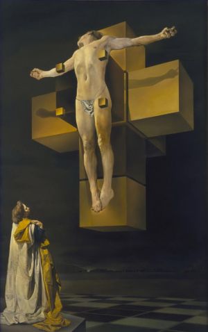 萨尔瓦多·达利的当代艺术作品《受难超立方体》