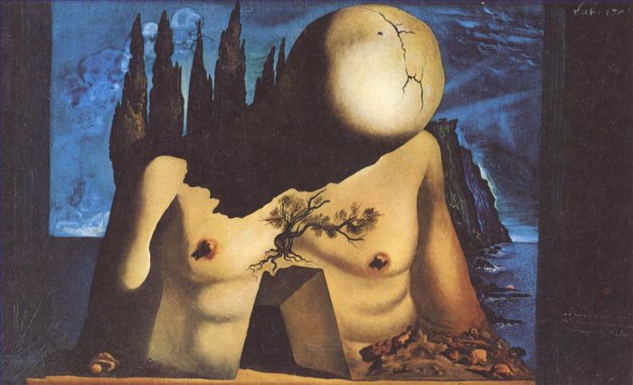 萨尔瓦多·达利 当代油画作品 -  《迷宫Ⅰ布景设计》