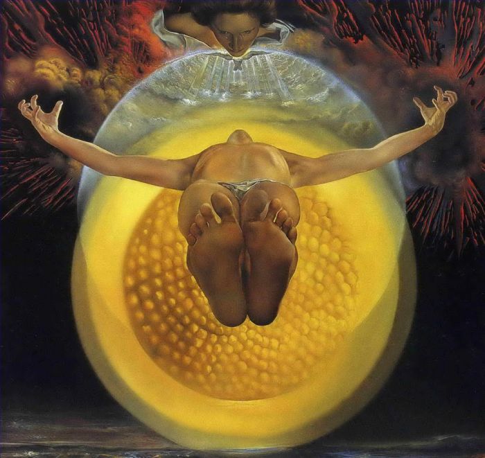 萨尔瓦多·达利 当代油画作品 -  《耶稣升天节》