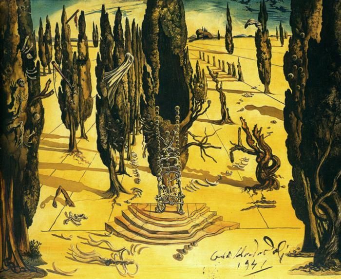 萨尔瓦多·达利 当代油画作品 -  《迷宫II》