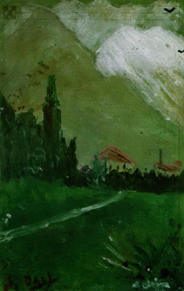 萨尔瓦多·达利 当代油画作品 -  《菲格拉斯附近的风景》