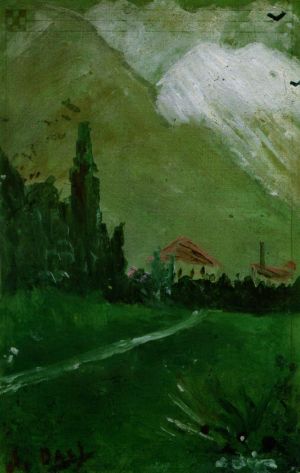 萨尔瓦多·达利的当代艺术作品《菲格拉斯附近的风景》