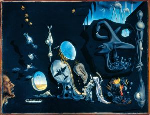 萨尔瓦多·达利的当代艺术作品《忧郁原子》