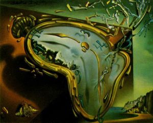 萨尔瓦多·达利的当代艺术作品《融化的手表》