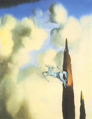 萨尔瓦多·达利的当代艺术作品《柏树的早晨僵化》