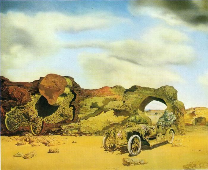 萨尔瓦多·达利 当代油画作品 -  《偏执的批判性孤独》
