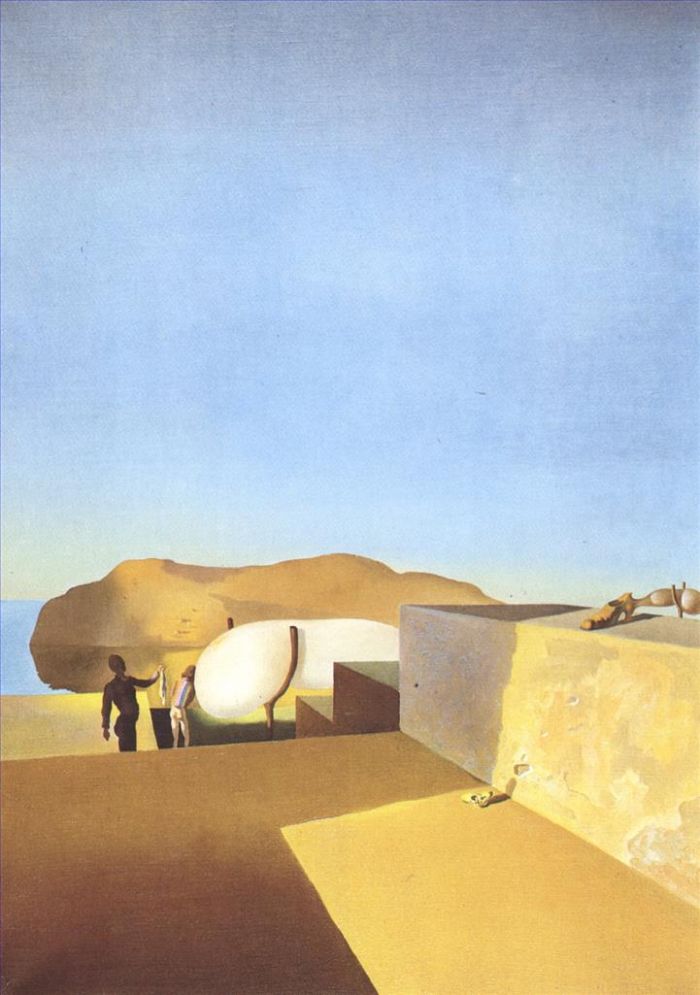 萨尔瓦多·达利 当代油画作品 -  《持续晴朗天气》