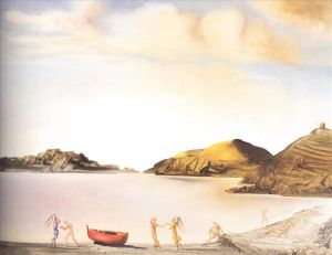 萨尔瓦多·达利的当代艺术作品《利加特港日落》