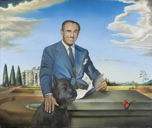 萨尔瓦多·达利的当代艺术作品《杰克·华纳上校的肖像》
