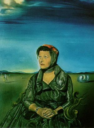 萨尔瓦多·达利的当代艺术作品《费根夫人的肖像》