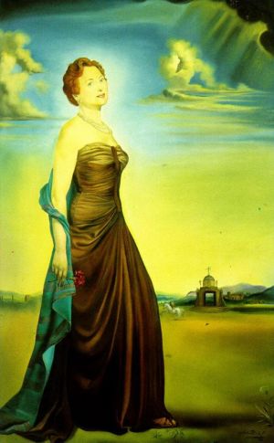 萨尔瓦多·达利的当代艺术作品《里夫斯夫人的肖像》