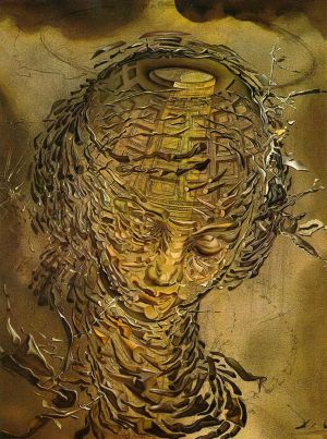 萨尔瓦多·达利的当代艺术作品《拉斐尔式头部爆炸》