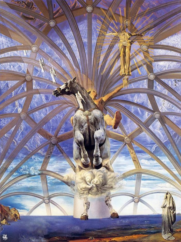 萨尔瓦多·达利 当代油画作品 -  《圣地亚哥·埃尔·格兰德》