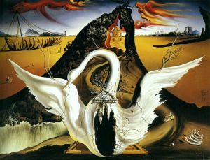 萨尔瓦多·达利的当代艺术作品《为酒神节设置》