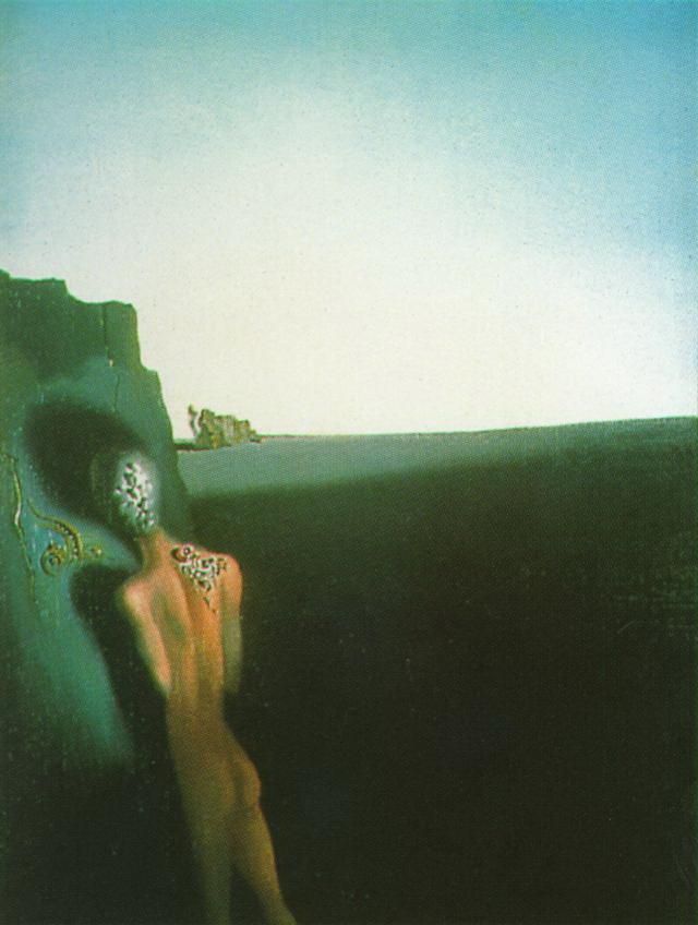 萨尔瓦多·达利 当代油画作品 -  《孤独拟人回声》
