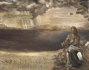 萨尔瓦多·达利的当代艺术作品《圣赫勒拿利加特港》