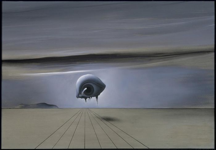萨尔瓦多·达利 当代油画作品 -  《研究《着迷》中的梦境序列》