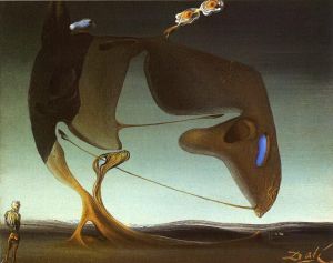 萨尔瓦多·达利的当代艺术作品《超现实主义建筑》
