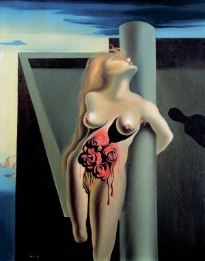 萨尔瓦多·达利的当代艺术作品《流血的玫瑰》
