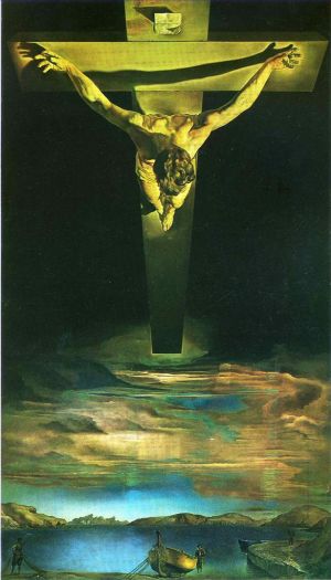 萨尔瓦多·达利的当代艺术作品《十字架圣约翰的基督》