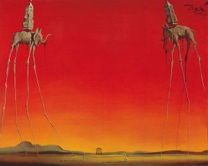 萨尔瓦多·达利的当代艺术作品《大象》