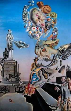 萨尔瓦多·达利的当代艺术作品《悲惨的游戏》