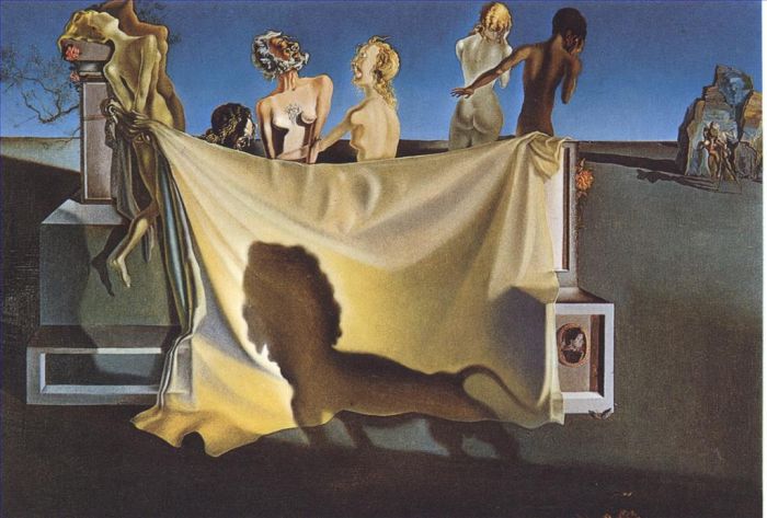 萨尔瓦多·达利 当代油画作品 -  《威廉·退尔的晚年》