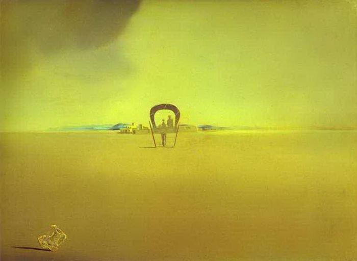 萨尔瓦多·达利 当代油画作品 -  《幻影车》