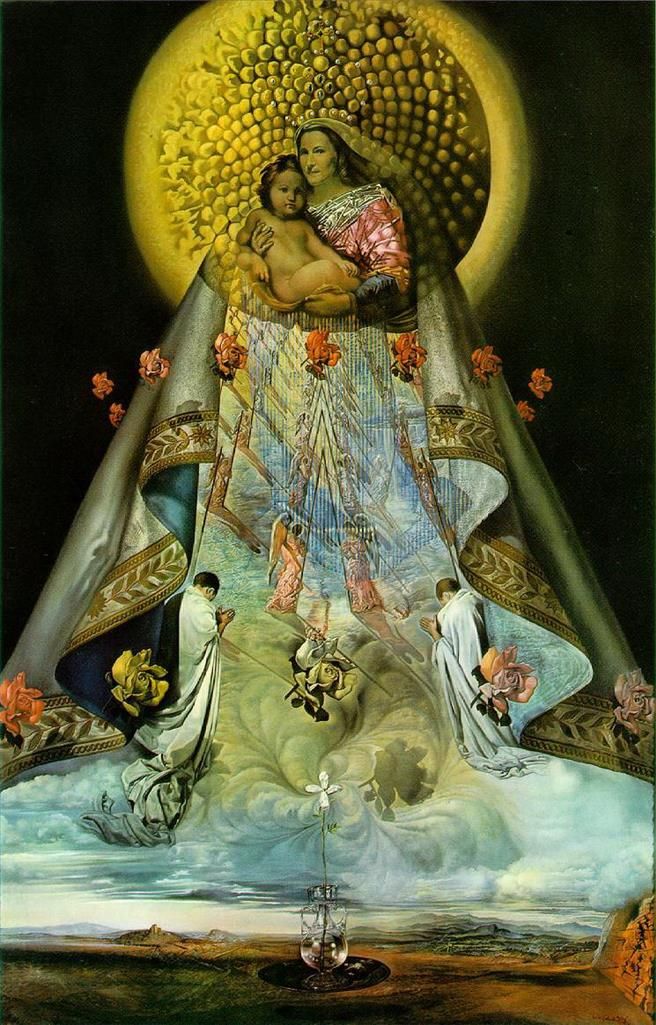 萨尔瓦多·达利 当代油画作品 -  《瓜达卢佩圣母》