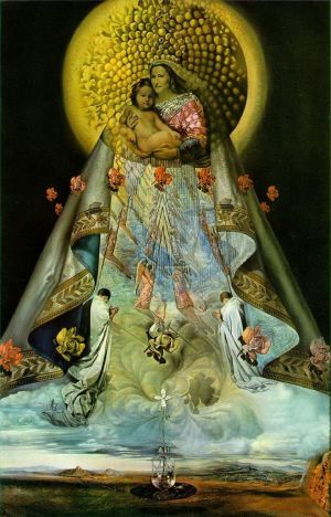 萨尔瓦多·达利的当代艺术作品《瓜达卢佩圣母》
