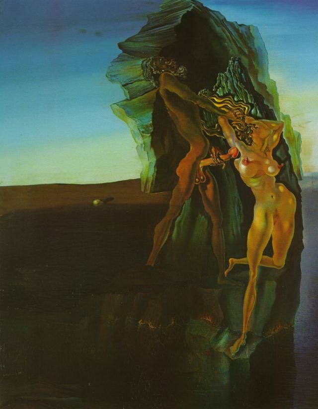 萨尔瓦多·达利 当代油画作品 -  《威廉·泰尔和格拉迪瓦》