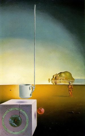 萨尔瓦多·达利的当代艺术作品《在许多人眼中连线》