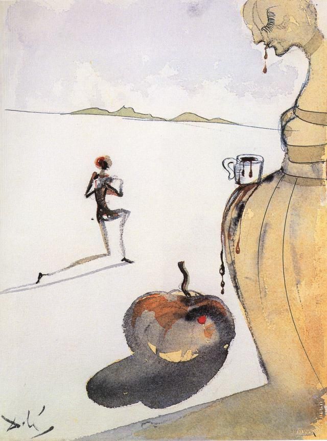 萨尔瓦多·达利 当代各类绘画作品 -  《巧克力》
