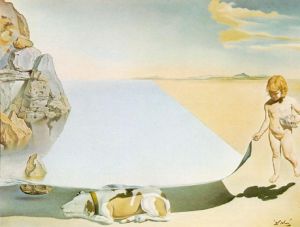 萨尔瓦多·达利的当代艺术作品《六岁的大理》