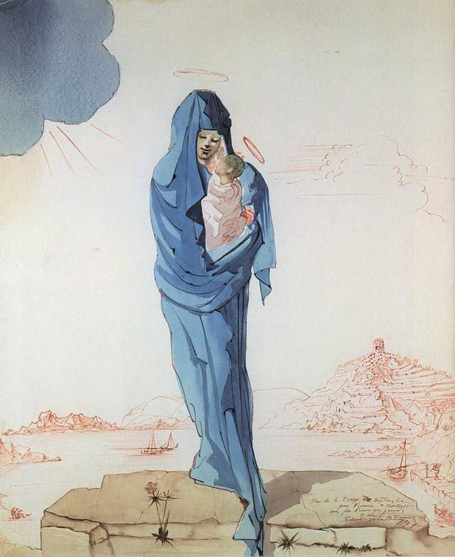 萨尔瓦多·达利 当代各类绘画作品 -  《圣母节》