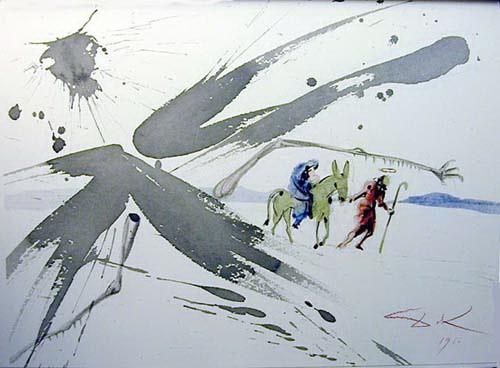 萨尔瓦多·达利 当代各类绘画作品 -  《埃及伊蚊》